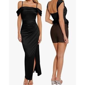 Elegant Black Maxi Dress